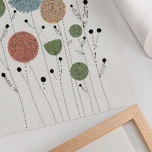 Plagát do obývačky Moderné kvety