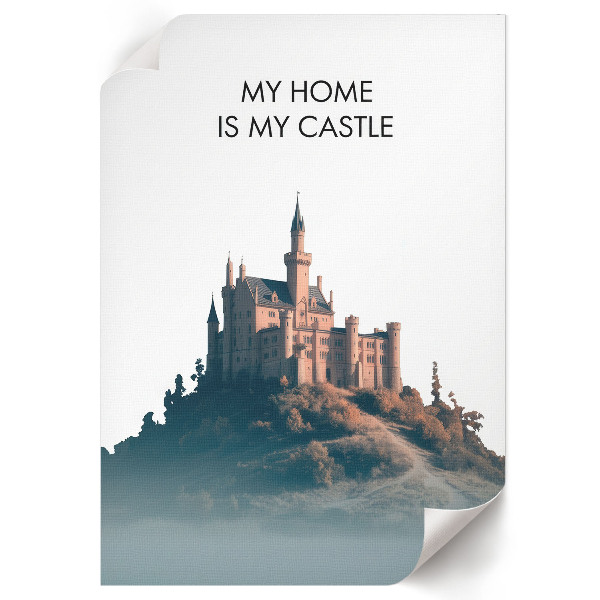 Plagát do obývačky Hrad na kopci