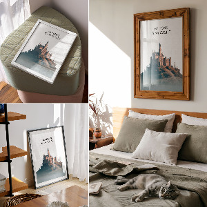 Plagát do obývačky Hrad na kopci