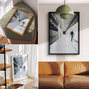 Poster na stenu Minimalistická chodba