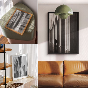 Retro plagát Umelecká architektúra