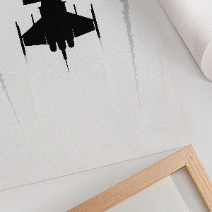 Retro plagát Lietadlo na oblohe