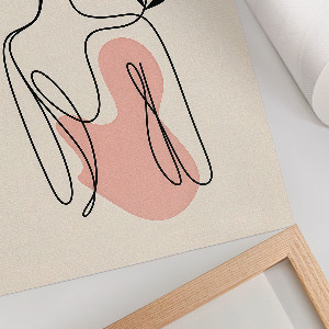 Retro plagát Boho žena