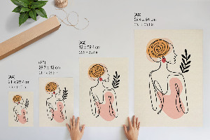 Retro plagát Boho žena