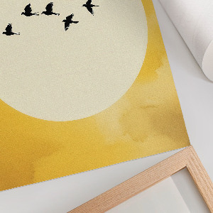 Plagát do obývačky Let vtákov