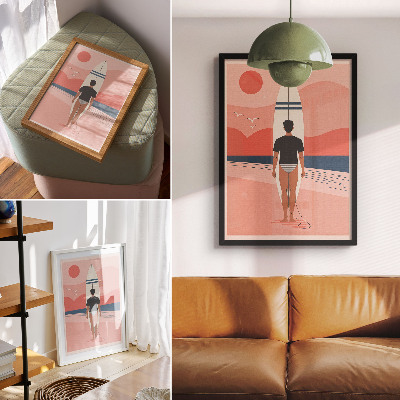 Plagát do obývačky Plážová téma