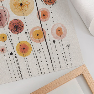 Plagát do izby Pastelové púpavy