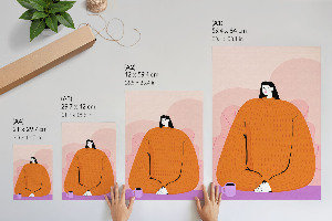 Plagát do izby Sedenie pri káve