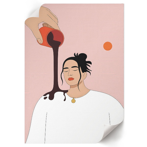 Poster na stenu Nalievanie kávy