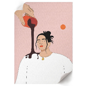 Poster na stenu Nalievanie kávy