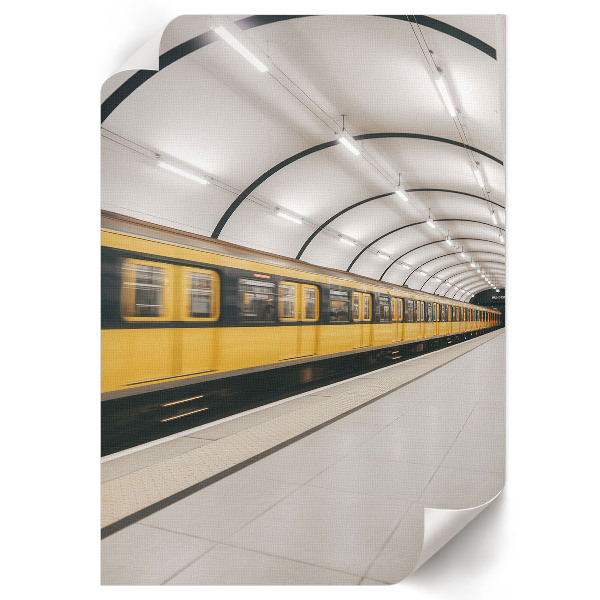 Retro plagát Rýchle metro