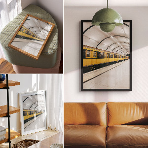 Retro plagát Rýchle metro