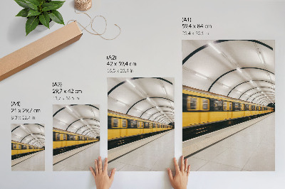 Retro plagát Rýchle metro