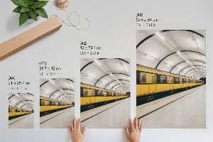 Retro plagát Rýchle metro