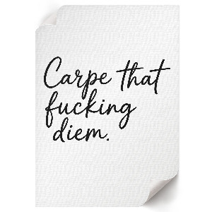 Plagát do obývačky „Carpe diem”