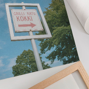 Poster na stenu Smerová značka