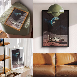 Plagát do obývačky Cesta do vesmíru