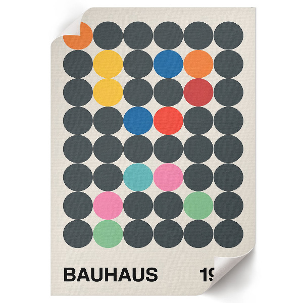 Poster na stenu Abstrakcia v Bauhause