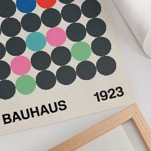 Poster na stenu Abstrakcia v Bauhause
