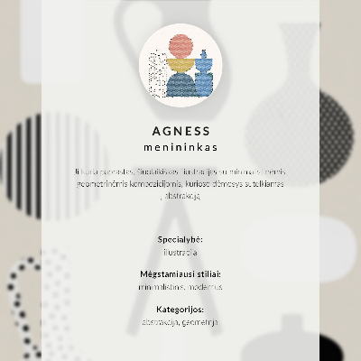 Poster na stenu Geometrický minimalizmus