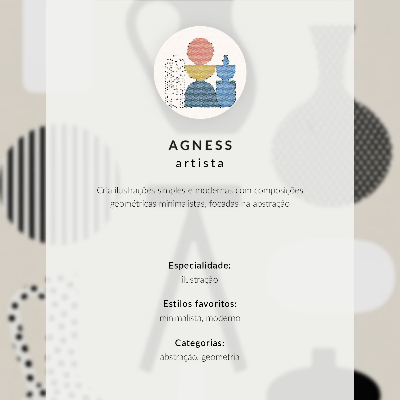 Poster na stenu Geometrický minimalizmus