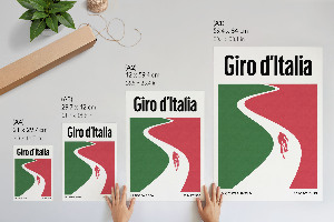 Plagát do obývačky Cyklistické preteky