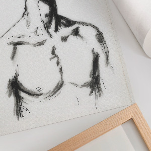 Plagát do obývačky Kresba muža