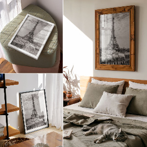 Poster na stenu Eiffelova veža
