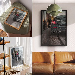 Plagát do obývačky Mestské auto