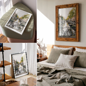 Retro plagát Mestský bicykel