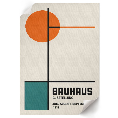 Plagát do izby Štýl Bauhaus