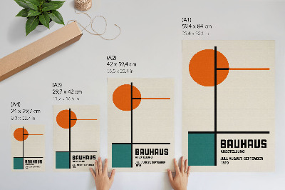 Plagát do izby Štýl Bauhaus