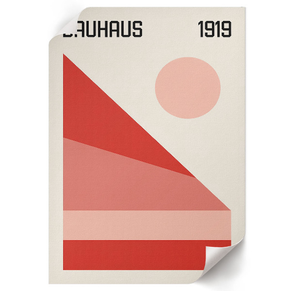 Poster na stenu Bauhaus 1919