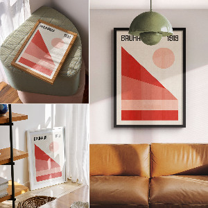 Poster na stenu Bauhaus 1919