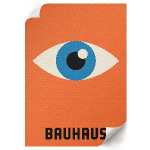 Plagát do obývačky Oko Bauhausu