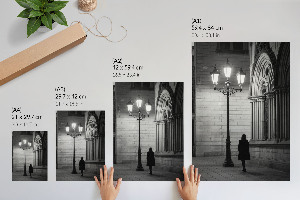 Poster na stenu Mestská lampa