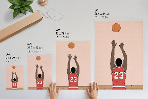 Poster na stenu Basketbalista č. 23
