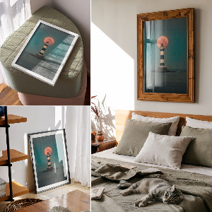 Plagát do izby Maják a Mesiac