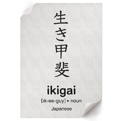 Poster na stenu Japonská typografia