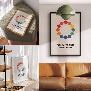 Plagát do izby Ilustrácia z New Yorku