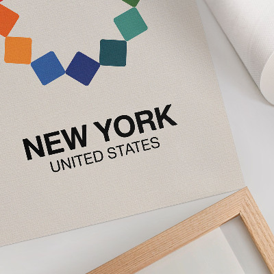 Plagát do izby Ilustrácia z New Yorku
