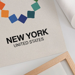 Plagát do izby Ilustrácia z New Yorku