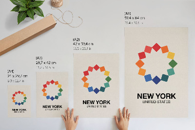 Plagát do izby Ilustrácia z New Yorku