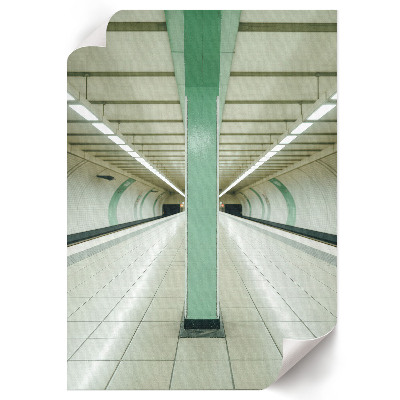 Retro plagát Tunel metra