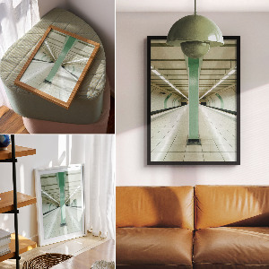 Retro plagát Tunel metra