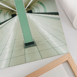 Retro plagát Tunel metra