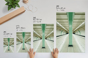 Retro plagát Tunel metra