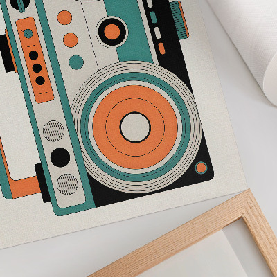 Retro plagát Retro boombox