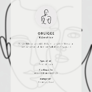 Plagát do obývačky Profil tváre