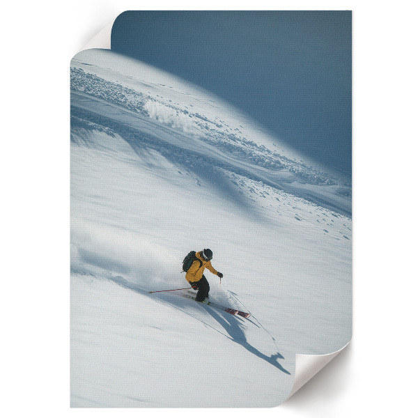 Plagát do obývačky Zimný zostup